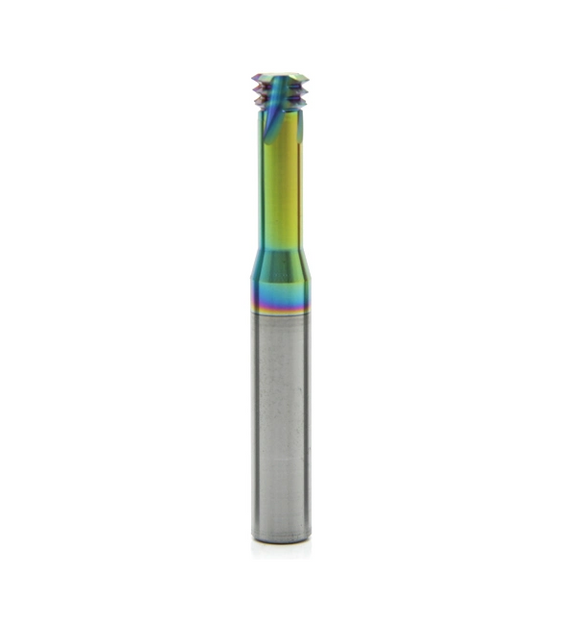 1.25mm Pitch 3 Teeth - M8 x 1.25 Solid Carbide Thread Mill - DLC Coated - Precision Engineering Tools EW Equipment EW Equipment,