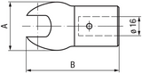 A-SW 9 (03, 04) Open-End Socket Wrench for TORCO-FIX 0 - Emuge - Precision Engineering Tools EW Equipment Emuge,