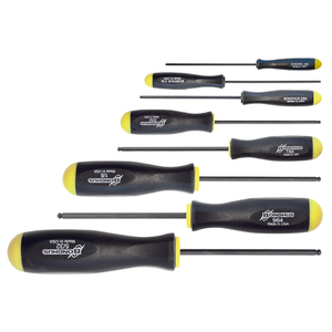 BONDHUS Imperial Standard Ballend Screwdriver 8pcs Set (0.050" - 5/32") BSX8S - BON10632