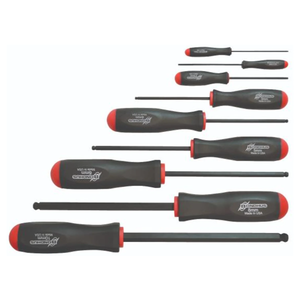 BONDHUS Metric Standard Ballend Screwdriver 9pcs Set (1.5mm - 10mm) BSX9 - BON10699