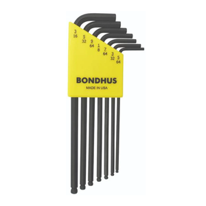 BONDHUS BLX7 BallEnd Hex Key 7pcs Imperial Set (5/64" - 3/16") - BON10945