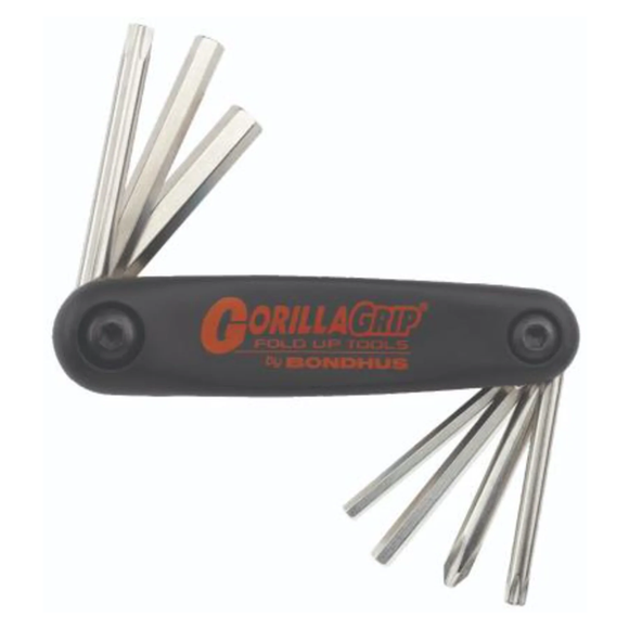 BONDHUS Gorilla Grip Hawg Buddy Harley Davidson Hex Fold Up Key Set FUHB7 - BON12531