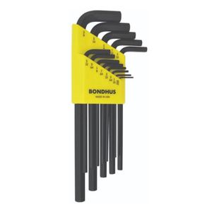 BONDHUS BLX13XL BallEnd Hex Key 13pcs Imperial Set (0.050" - 3/8") - BON16037