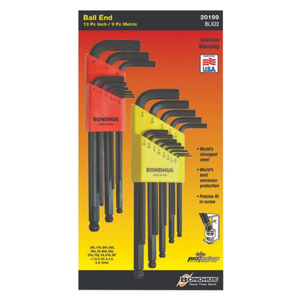 BONDHUS BLX22 Double Pack BallEnd Hex Key Set BLX9mm & BLX13 - BON20199