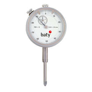 0-25mm Plunger Dial Indicator FM-7 - Baty - Precision Engineering Tools EW Equipment Baty,