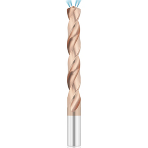 6.5mm Through Coolant Carbide Drill TiXco Coated - 5xD