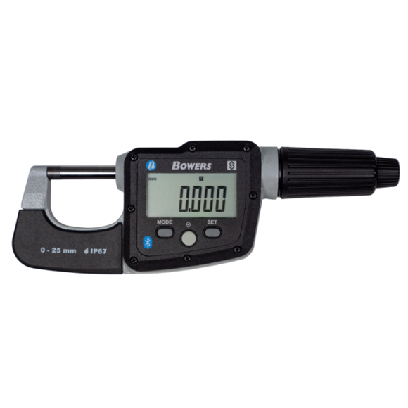 0-25mm DigiMic - Digital External Micrometer - Bowers Group - Precision Engineering Tools EW Equipment Bowers Group,