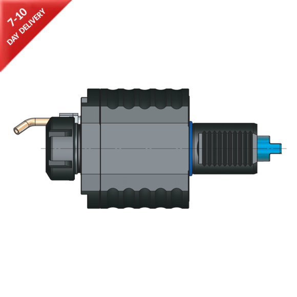 VDI 30 Axial Driven Tooling ER25 Collet Chuck to Suit Duplomatic DIN 1809 Coupling - 90mm Gauge - Eroglu