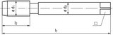 M12 x 1.0 Emuge Metric Fine Spiral Point 6HX Tolerance Tap GLT-1 Coated (High Performance)