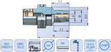 Capto EPS 63 - 12mm Hydraulic Expansion Chuck EPS (ISO 26623-1) - 80mm Gauge - Eroglu