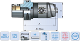 Capto EPS 63 - 3.0-16mm NC-Drill Chuck for Left & Right Rotation EPS (ISO 26623-1) - 115mm Gauge - Eroglu