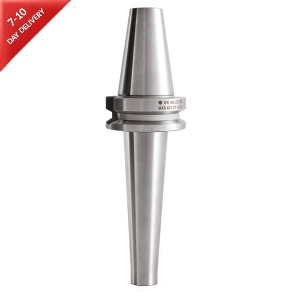 BT MAS 403 BT40 - 12.5mm (M12) Milling cutter arbor for screw-on type milling cutters ER-Plus Dual Contact/Face & Taper - 127mm Gauge (AD/B) - Eroglu - Precision Engineering Tools EW Equipment Eroglu,