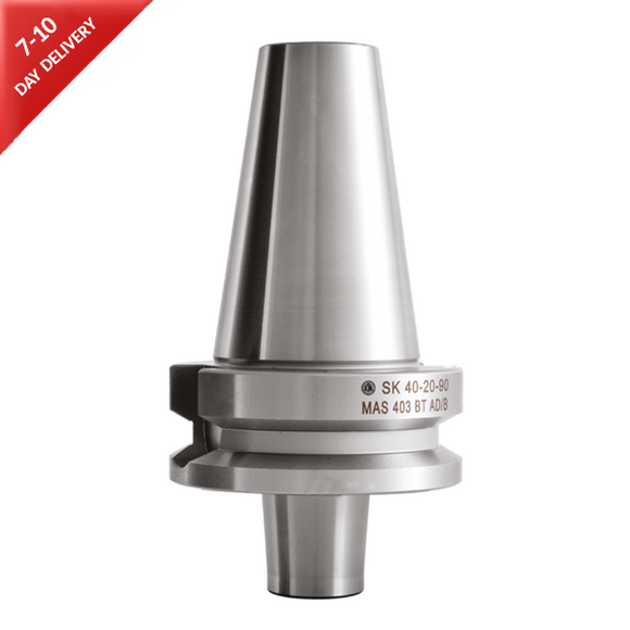 BT MAS 403 BT40 - 12.5mm (M12) Milling cutter arbor for screw-on type milling cutters ER-Plus Dual Contact/Face & Taper - 77mm Gauge (AD/B) - Eroglu - Precision Engineering Tools EW Equipment Eroglu,