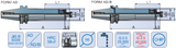 BT MAS 403 BT40 - 22mm Shell Mill Holder ER-Plus Dual Contact/Face & Taper - 130mm Gauge (AD/B) - Eroglu - Precision Engineering Tools EW Equipment Eroglu,