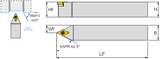 SDNCN 1010 E07 62.5° For DCMT 07 Inserts - Europa Tool