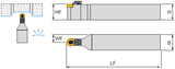 SRDCN 2020 K10C For RCMT 10 Inserts - Europa Tool