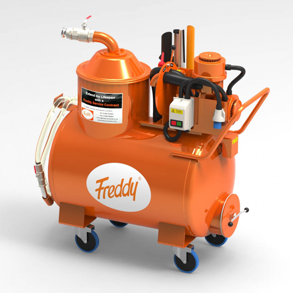 Freddy Ecovac - (2kw 240v) 200L Capacity Coolant Recycling Vacuum -  Complete with Tools