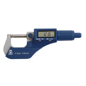 0-25mm Workshop Digital Micrometer MW200 - Moore & Wright - Precision Engineering Tools EW Equipment Moore & Wright,