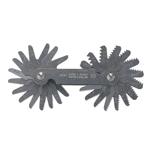 0.25-3.0mm 30 Blade S.I. Metric Traditional Screw Pitch Gauge MW800 - Moore & Wright - Precision Engineering Tools EW Equipment Moore & Wright,