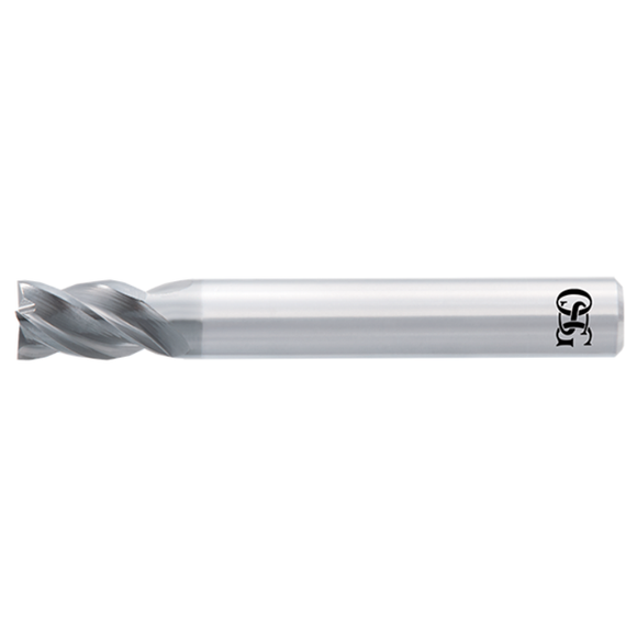 6.0mm 4 Flute Solid Carbide Short End Mill DUARISE Coated - OSG