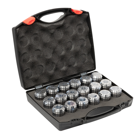 ER32 Standard Sealed Collet Set - 3-20mm (18 Pieces)