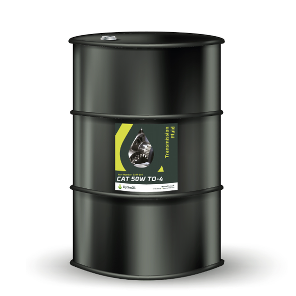 CAT 50W Transmission Fluid TO-4 - 205 Litre Drum - Optimoil