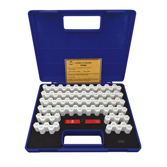 Steel Pin Gauge Set 51 Pcs (0.50-1.00x.01mm +/- 0.002mm) - Moore & Wright - Precision Engineering Tools EW Equipment Moore & Wright,