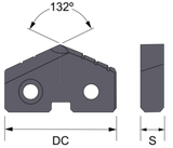 22mm Spade Drill Insert HSS Cobalt TiAlN Coated Osborn/Europa Tool - Clearance