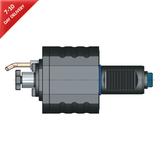 VDI 30 Axial Driven Tooling 16mm Face Mill Arbor to Suit Sauter-Revolver DIN 5480 Coupling - 71mm Gauge - Eroglu