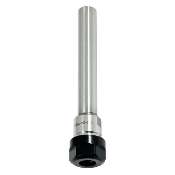 ER16 Straight Shank Collet Chuck - 16mm Dia Shank, 150mm Shank Length (C16 ER16A 150) - EW Equipment