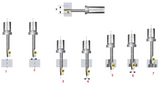 21mm Min Bore - Back Spot Facing Indexable Cutter For CCMT 09 Inserts (C106) - Teknik