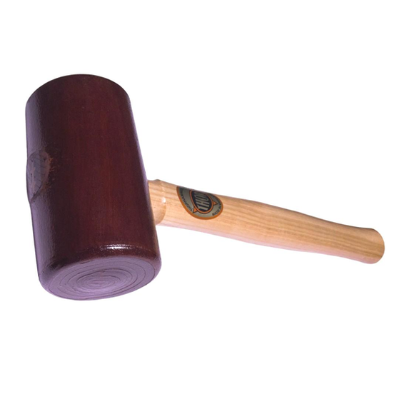 02-123 Size 7 Hide Mallet (70mm Head Diameter x 120mm Head Length) - Thor Hammer