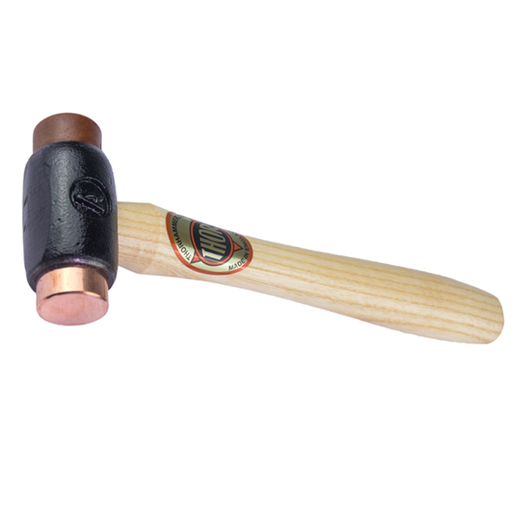 03-208 Size A Copper/Hide Hammer - Thor Hammer