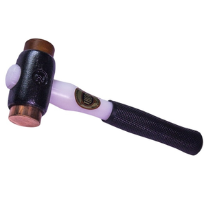 03-212PH Size 2 Copper/Hide Hammer (Plastic Handle) - Thor Hammer