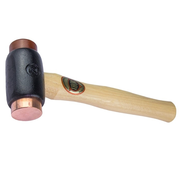 03-214 Size 3 Copper/Hide Hammer - Thor Hammer