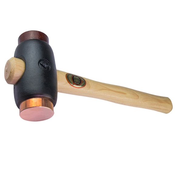 03-216 Size 4 Copper/Hide Hammer - Thor Hammer