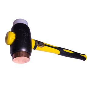 16-816SFG Size 4 Copper/Super Plastic Hammer Fiberglass Handle (50mm Face Diameter) - Thor Hammer