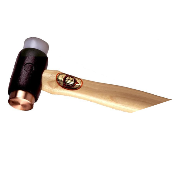 16-822 Size 5 Copper/Super Plastic Hammer (70mm Face Diameter) - Thor Hammer