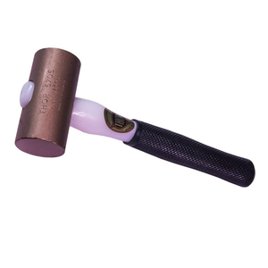 24-5705 Round Solid Copper Mallet Plastic Handle (44mm Head Diameter) - Thor Hammer