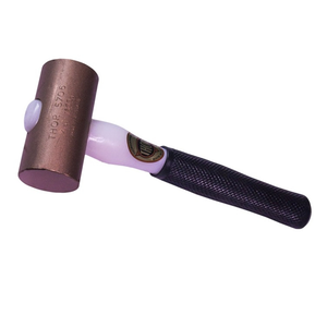 24-5706 Round Solid Copper Mallet Plastic Handle (50mm Head Diameter) - Thor Hammer