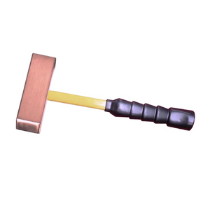 24-5721500FG Square Solid Copper Mallet Fiberglass Handle (38mm Square Face) - Thor Hammer