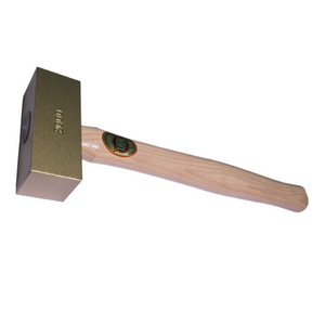 27-43000 Square Solid Brass Mallet (50mm Square Face) - Thor Hammer