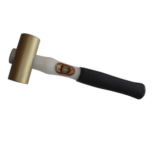 27-B703 Round Solid Brass Mallet Plastic Handle (32mm Head Diameter) - Thor Hammer