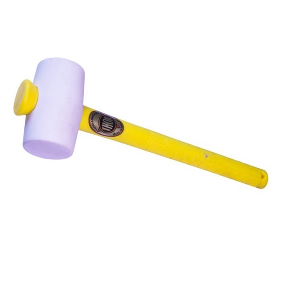 61-952WFG White Rubber Mallet Fiberglass Handle (54mm Max Head Diameter) - Thor Hammer