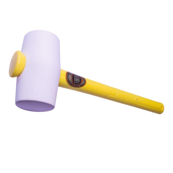 61-953WFG White Rubber Mallet Fiberglass Handle (64mm Max Head Diameter) - Thor Hammer