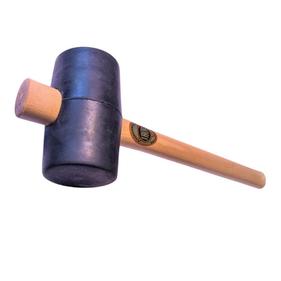 61-954 Black Rubber Mallet (74mm Max Head Diameter) - Thor Hammer