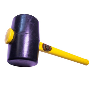 61-957FG Black Rubber Mallet Fiberglass Handle (90mm Max Head Diameter) - Thor Hammer