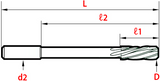 6.830mm Precision Carbide Straight Shank Reamer - Precision Engineering Tools EW Equipment Toolex,