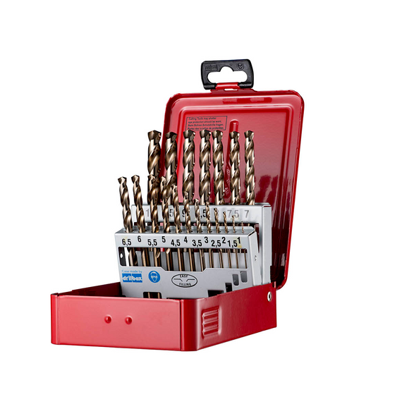 Dormer HSS-E Cobalt Jobber Drill Set - Metric A777 (1.0mm - 10.0mm x 0.5mm) A295219