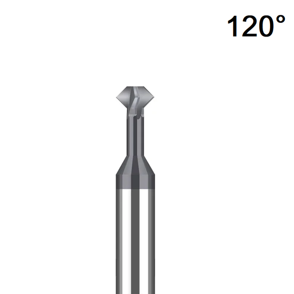 10mm 120° Front and Back Deburring Chamfer Mill - Solid Carbide CrAlTiSIN Coated